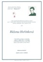 Růžena Hořínková