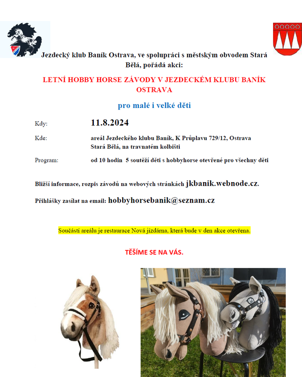 Letní hobby horse závody