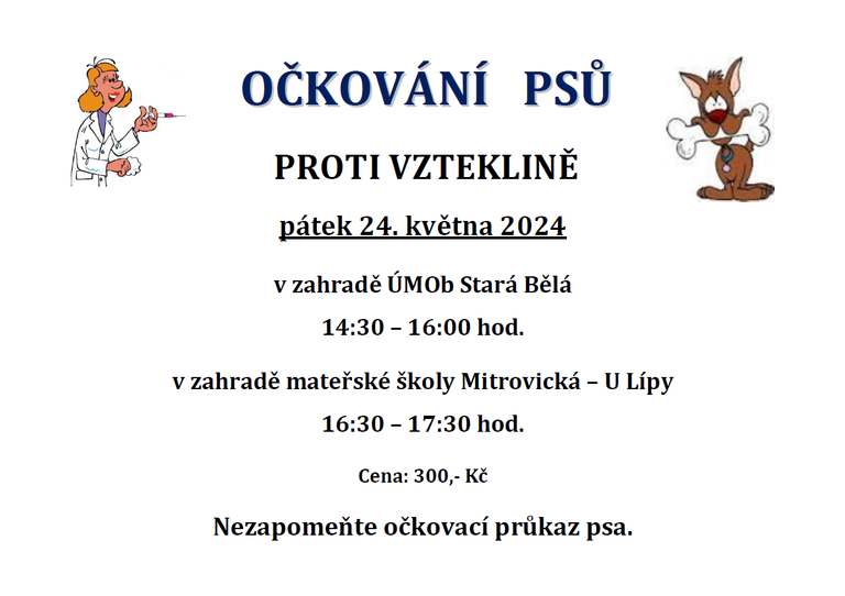 Očkování proti vzteklině