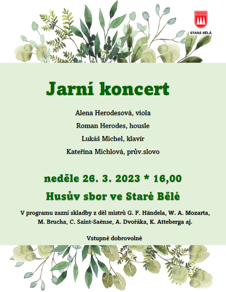 Pozvánka na koncert