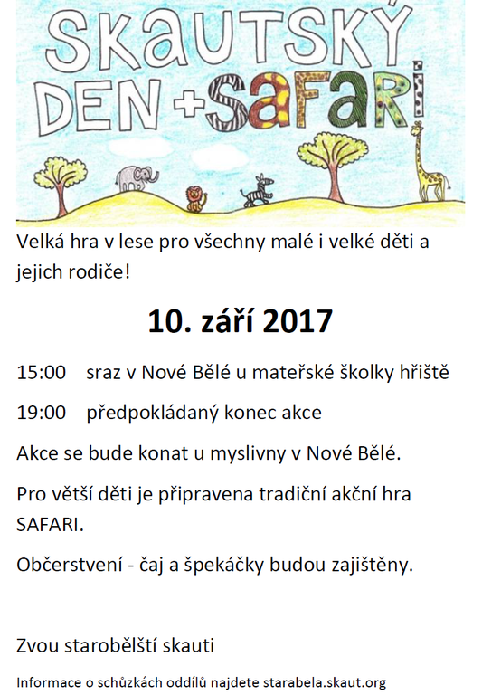 Skautský den SAFARI