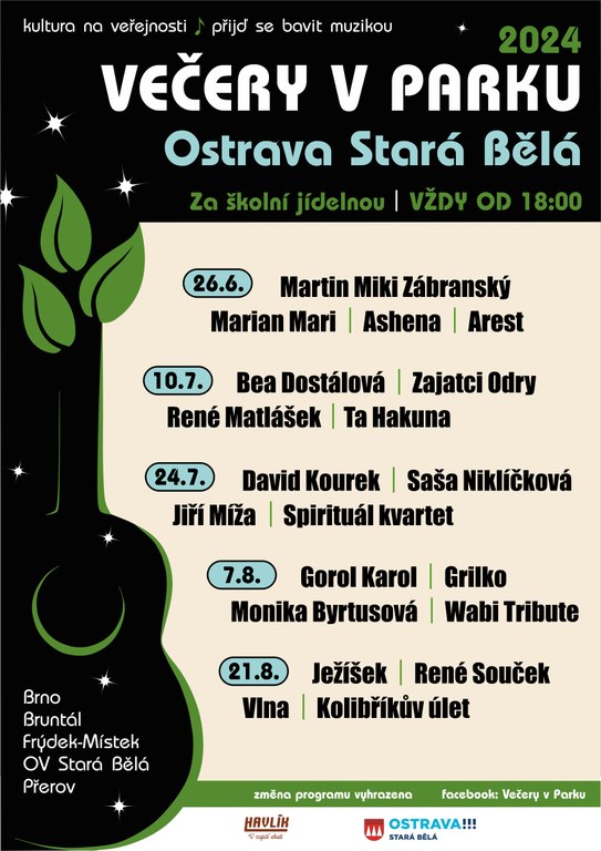 Večery v parku