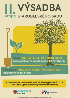 Výsadba sadu II. etapa