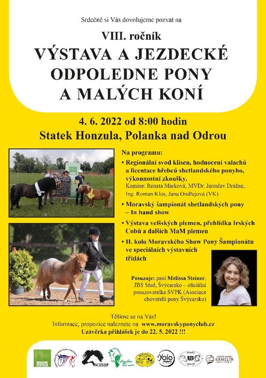 Výstava a jezdecké odpoledne pony a malých koní