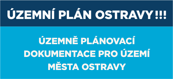 obrázek s textem Územní plán Ostravy - územně plánovací dokumentace pro území města Ostravy 